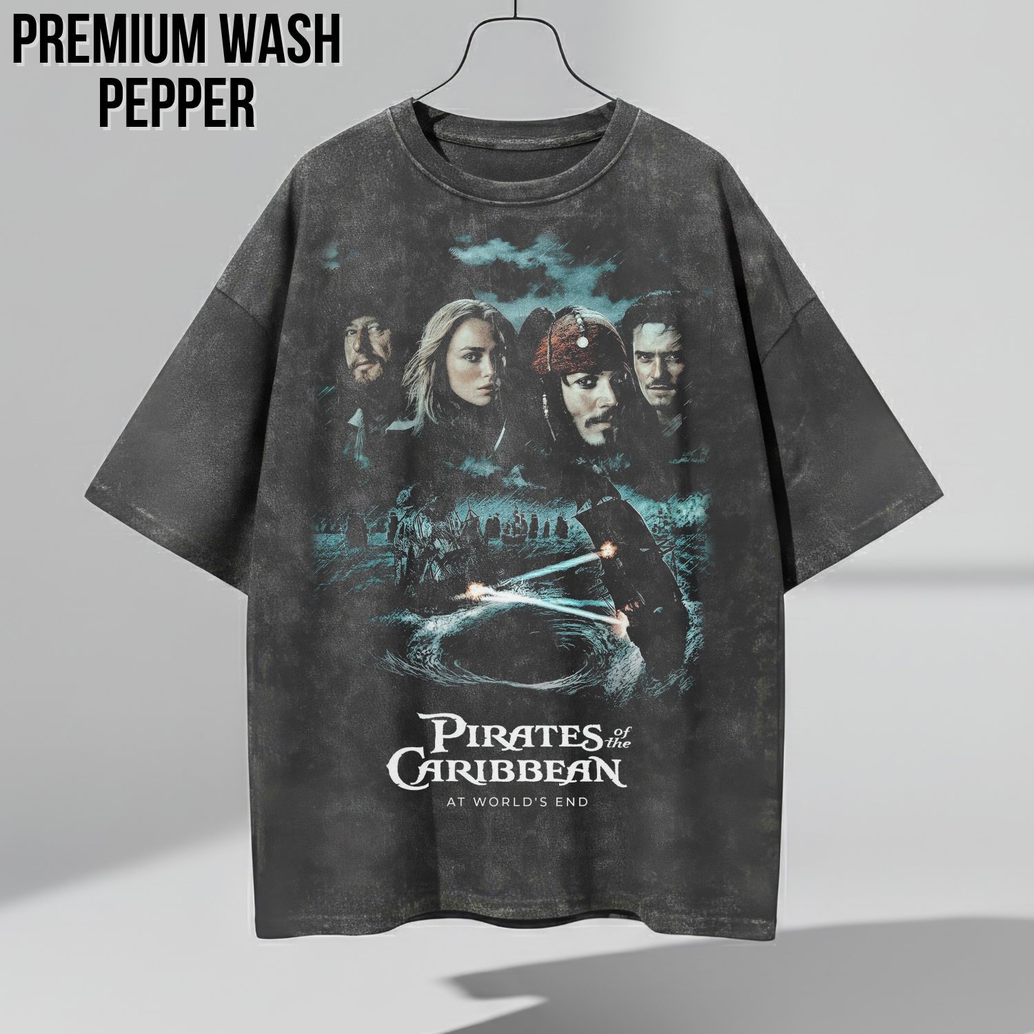 Pirates of the Caribbean At World's End Shirt – Pirates At World's End Cast Poster Tee, Jack Sparrow Will Turner Elizabeth Swann Fan Gift, Disney Pirates Graphic Shirt