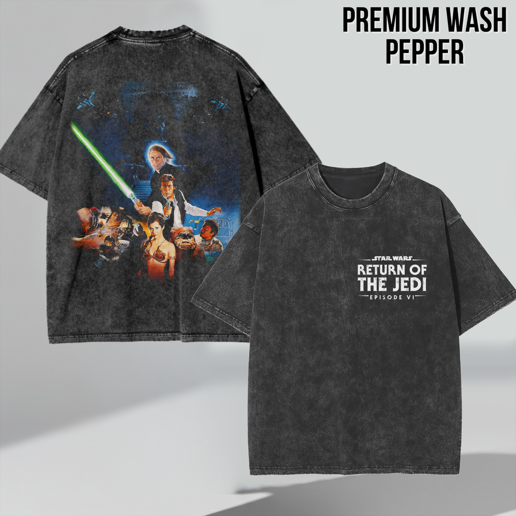 Star Wars Return Of The Jedi Shirt – Episode VI Movie Poster Double Sided Graphic Tee, Star Wars Fan Gift, Original Trilogy Shirt