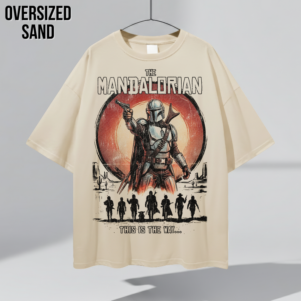 Retro Mandalorian Shirt – Star Wars Graphic Tee