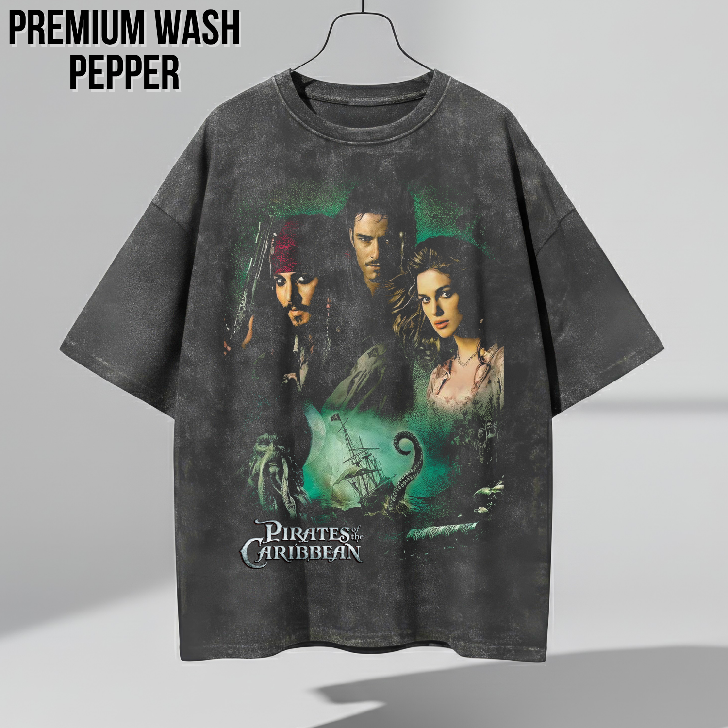 Pirates of the Caribbean Shirt – Jack Sparrow Will Turner Elizabeth Swann Cast Collage Tee, Pirates of the Caribbean Fan Gift, Disney Pirates Graphic Shirt, Dead Man's Chest Shirt