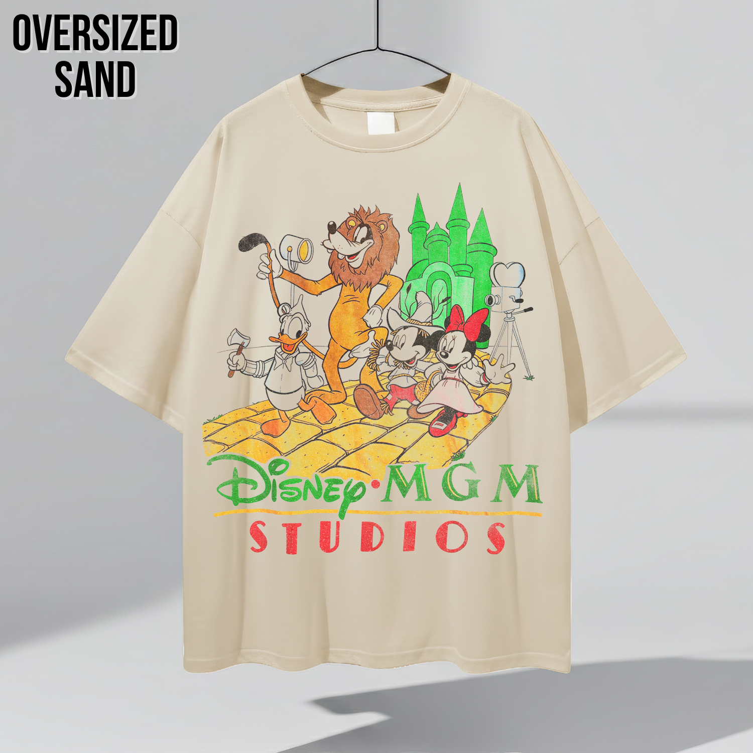 Disney MGM Studios Shirt – Vintage Disney MGM Studios Mickey Minnie Donald Wizard of Oz Graphic Tee, Disney Hollywood Studios Fan Gift, Retro Disney Park Shirt
