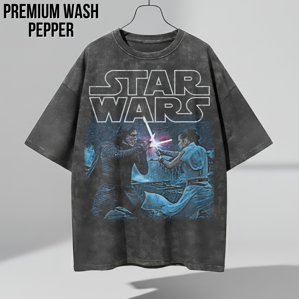 Star Wars Rey and Kylo Ren Shirt – Rey vs Kylo Ren Lightsaber Duel Tee, Rise of Skywalker Shirt