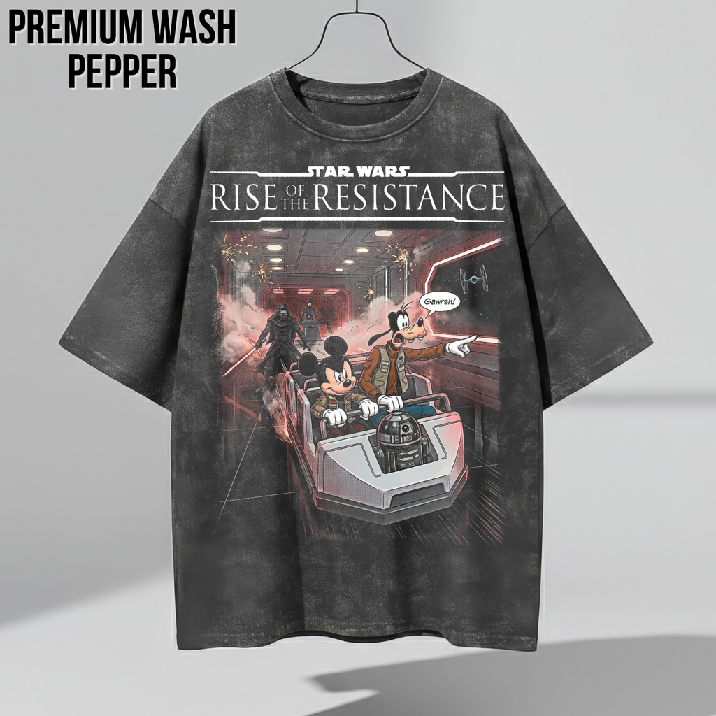 Star Wars Rise of the Resistance Ride Shirt – Mickey & Goofy Disney Tee
