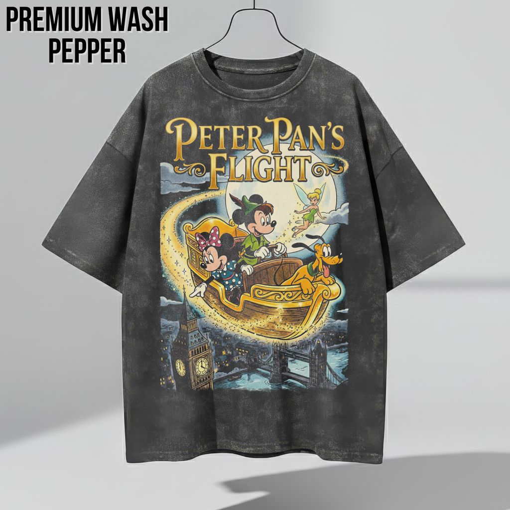 Vintage Peter Pan’s Flight Shirt – Disney Ride TeeMickey Minnie, Tinker Bell Shirt, Disneyland Trip Shirt, Magic Kingdom Ride Tee