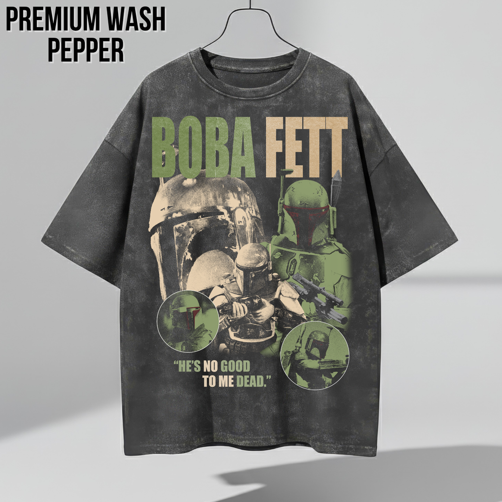 Boba Fett Shirt – Star Wars Vintage Bounty Hunter Shirt