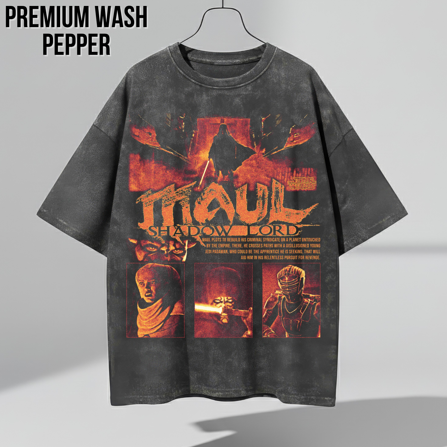 Darth Maul Shadow Lord Shirt: Vintage Star Wars Maul Tee