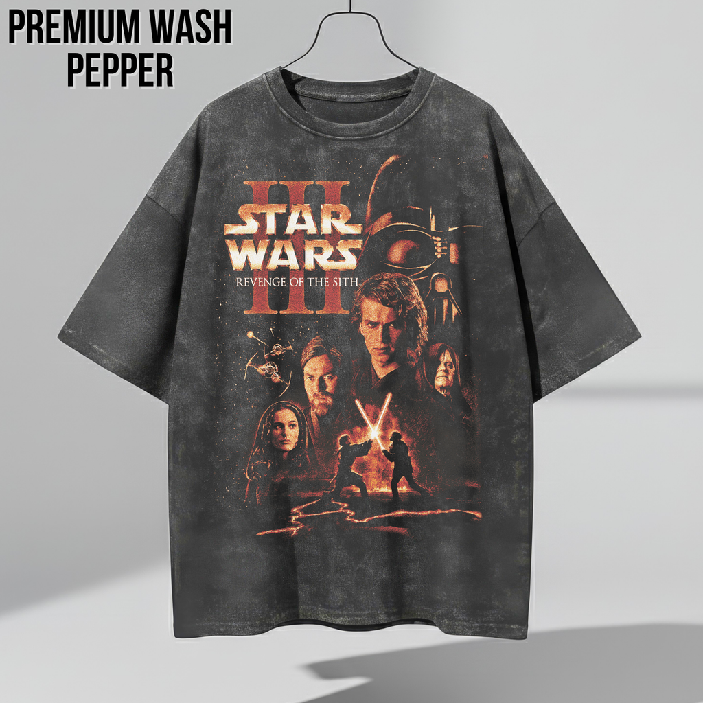 Star Wars Revenge of the Sith Shirt – Anakin vs Obi Wan Tee, Vintage Star Wars Episode 3 Shirt