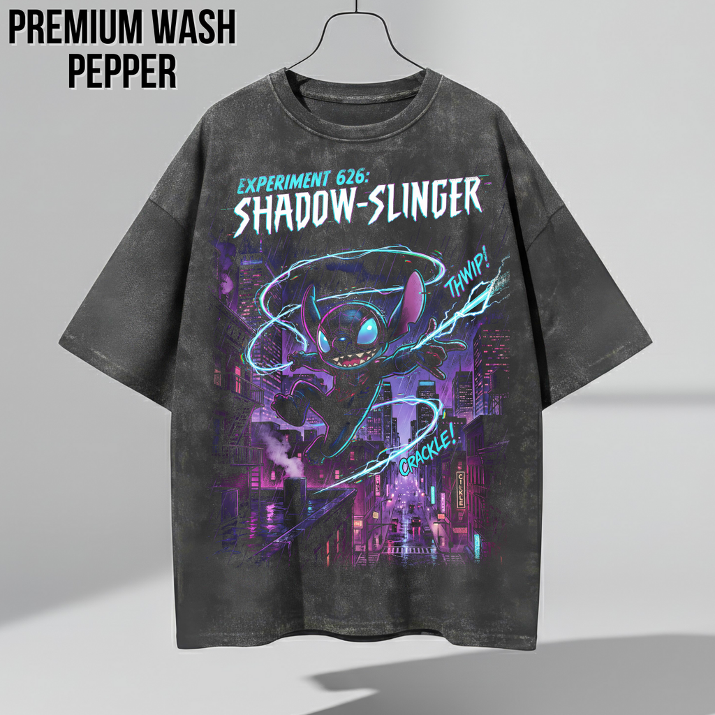 Experiment 626 Stitch Shirt: Stitch Spider-Man Spider-Verse Tee