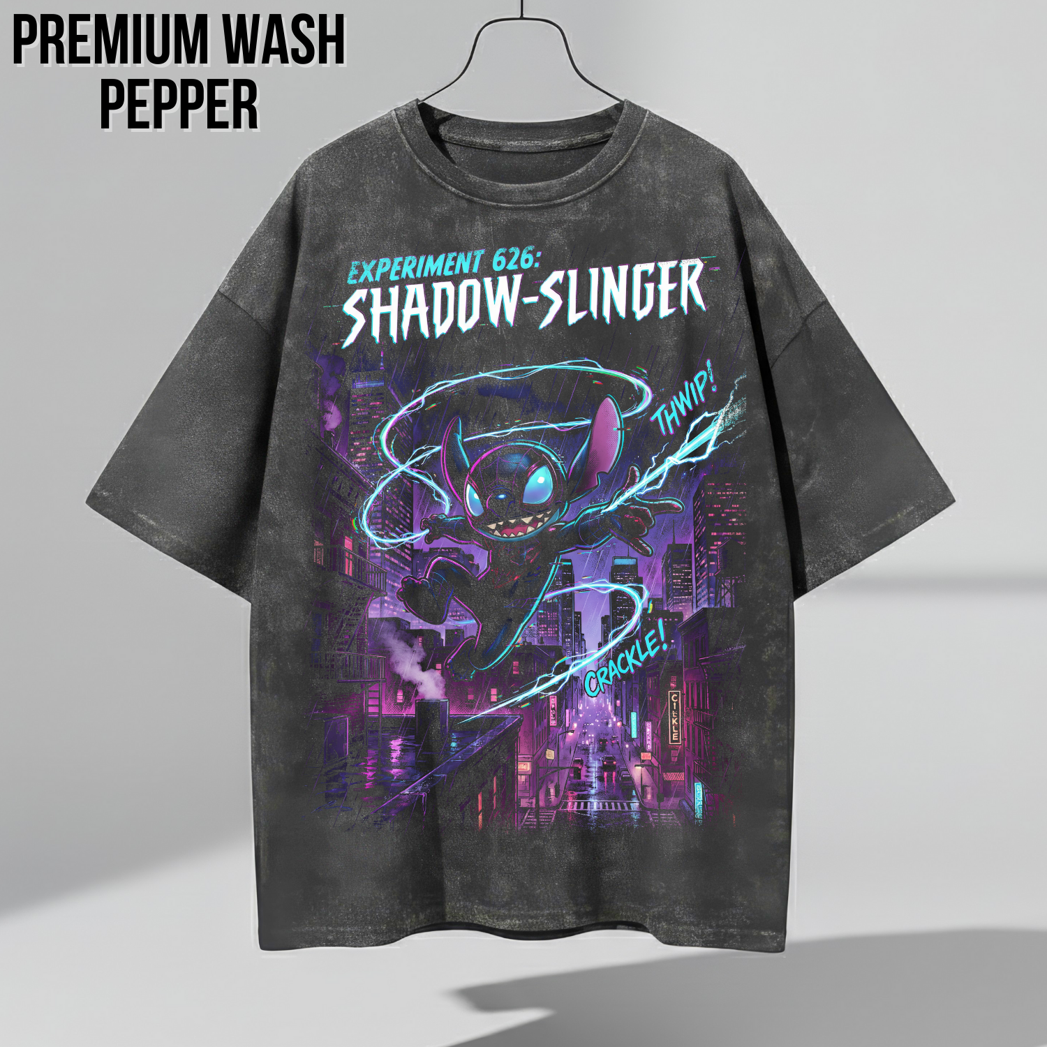 Experiment 626 Stitch Shirt: Stitch Spider-Man Spider-Verse Tee