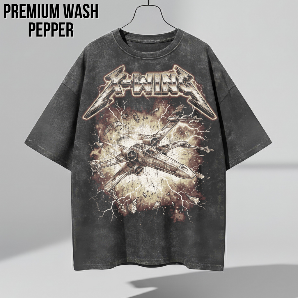 X-Wing Starfighter Shirt – Retro Star Wars Heavy Metal Tee