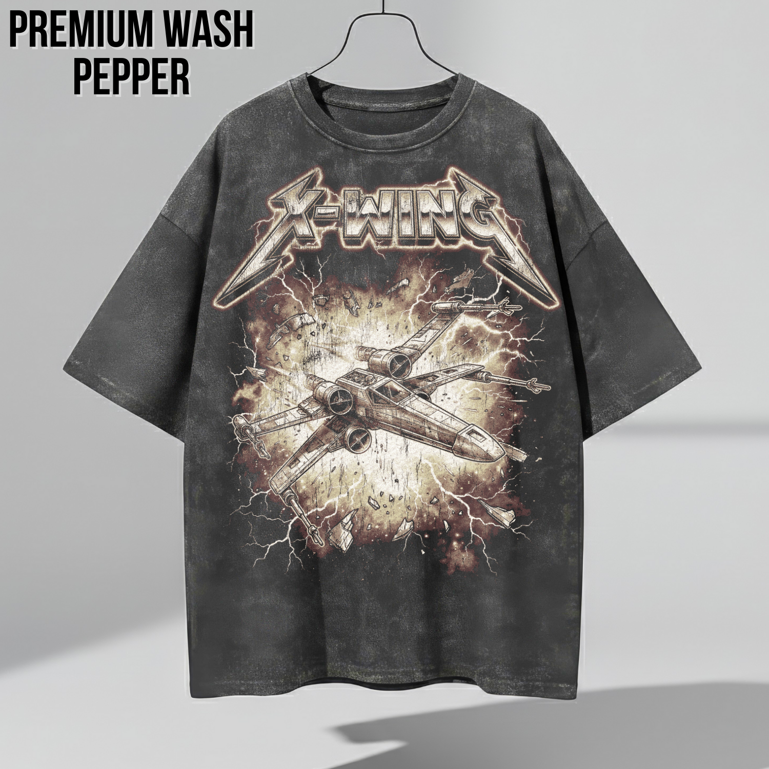 X-Wing Starfighter Shirt – Retro Star Wars Heavy Metal Tee