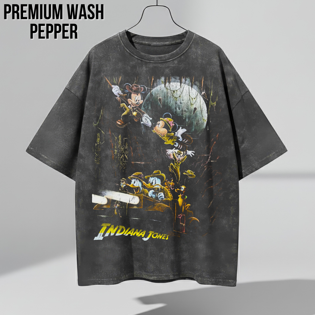 Mickey & Friends Indiana Jones Disney Shirt -  Vintage Disney Indiana Jones Ride Shirt