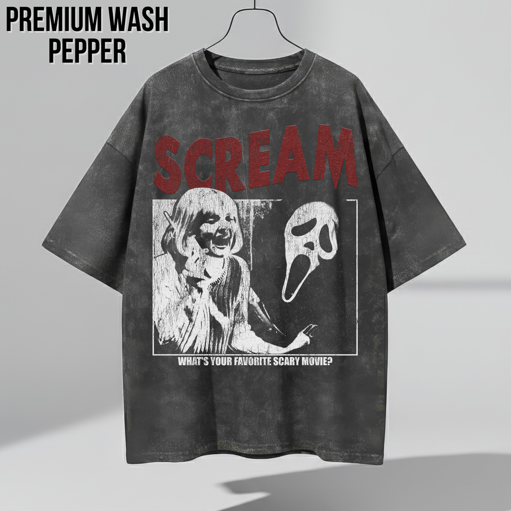 Scream Shirt Vintage Horror Tee - Ghostface Graphic T-Shirt