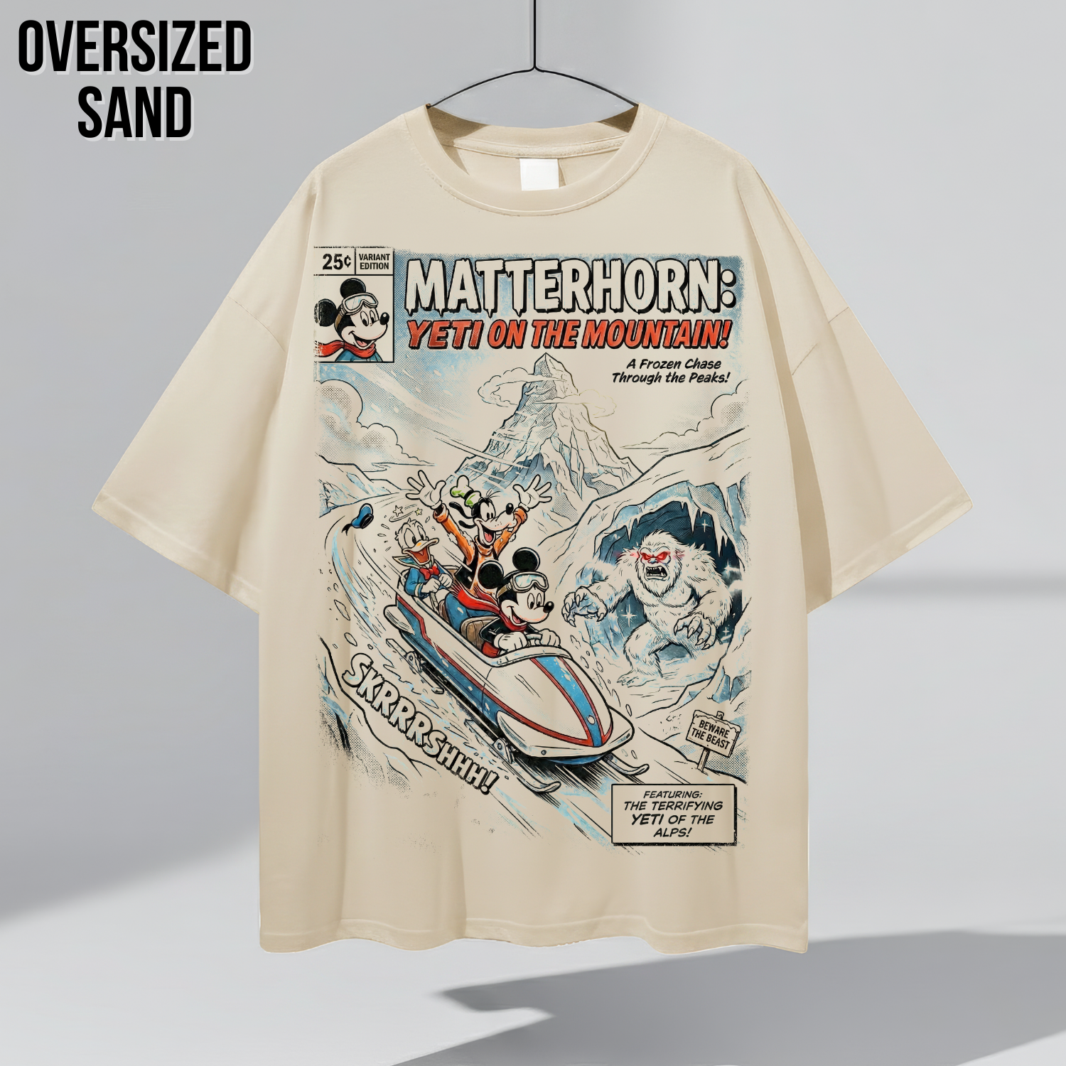 Disney Matterhorn Bobsleds Shirt - Mickey Donald Goofy Graphic