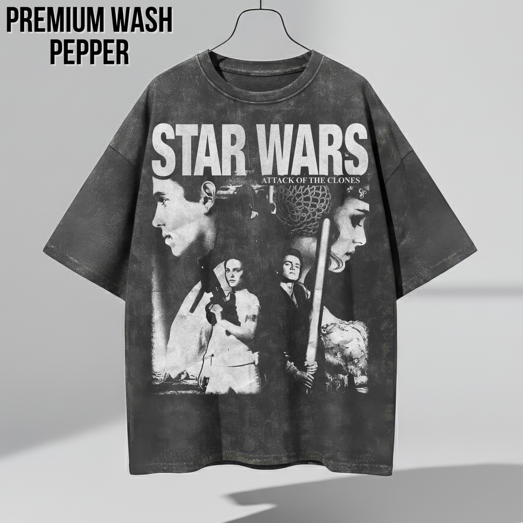 Retro Star Wars Shirt - Attack of the Clones Anakin Padme Shirt