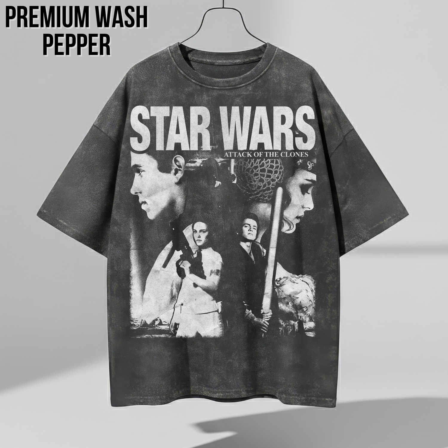 Retro Star Wars Shirt - Attack of the Clones Anakin Padme Shirt