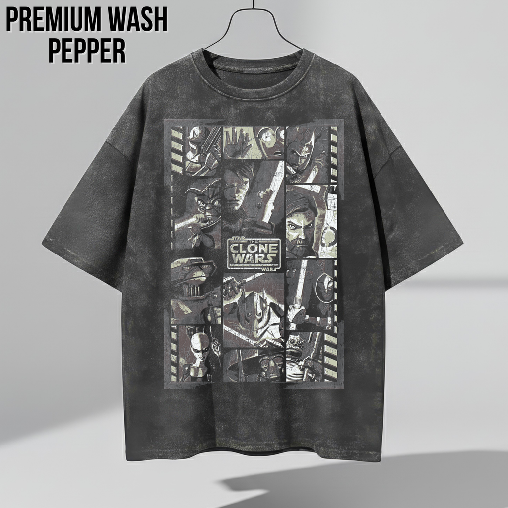 Star Wars The Clone Wars Shirt - Star Wars Vintage Graphic Tee