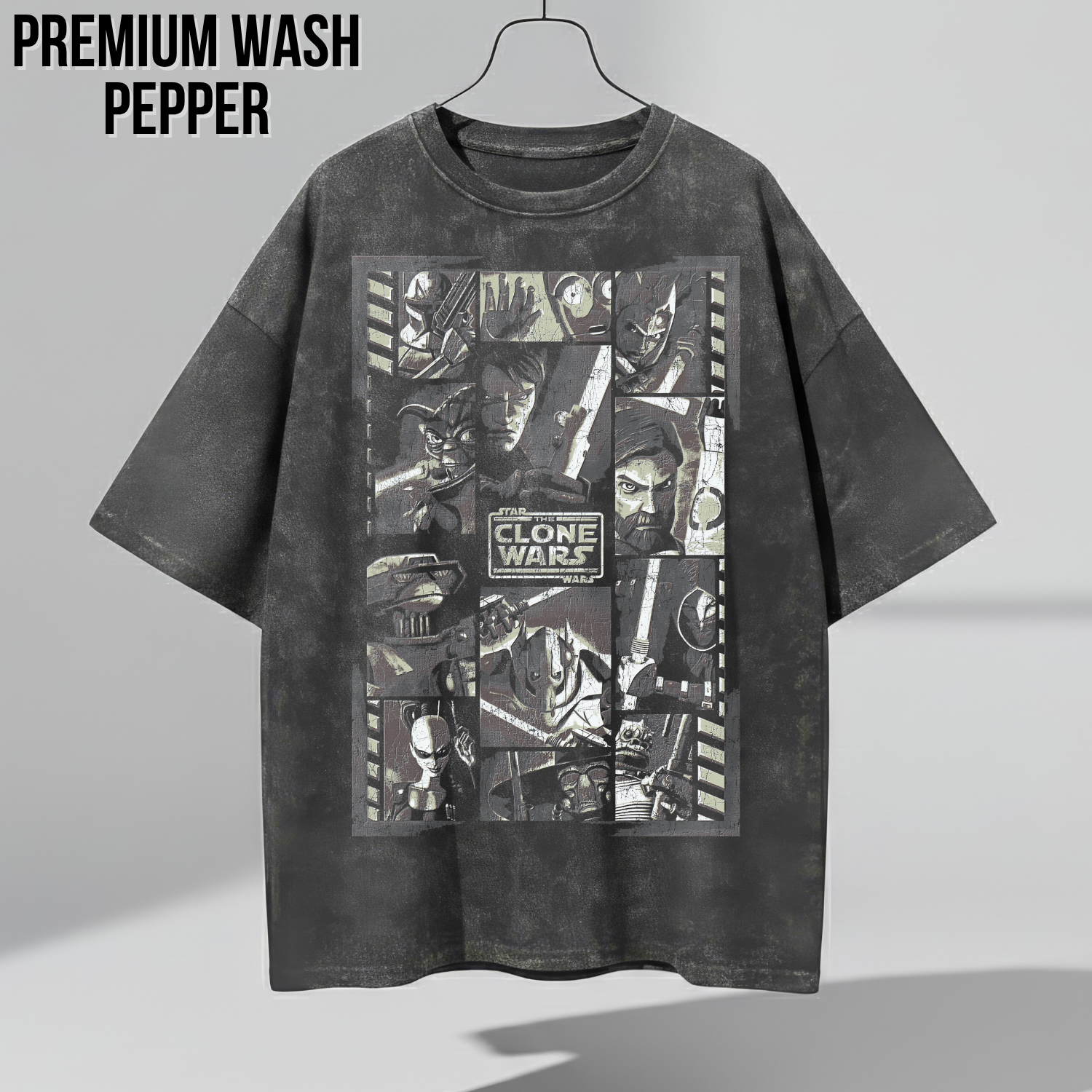 Star Wars The Clone Wars Shirt - Star Wars Vintage Graphic Tee