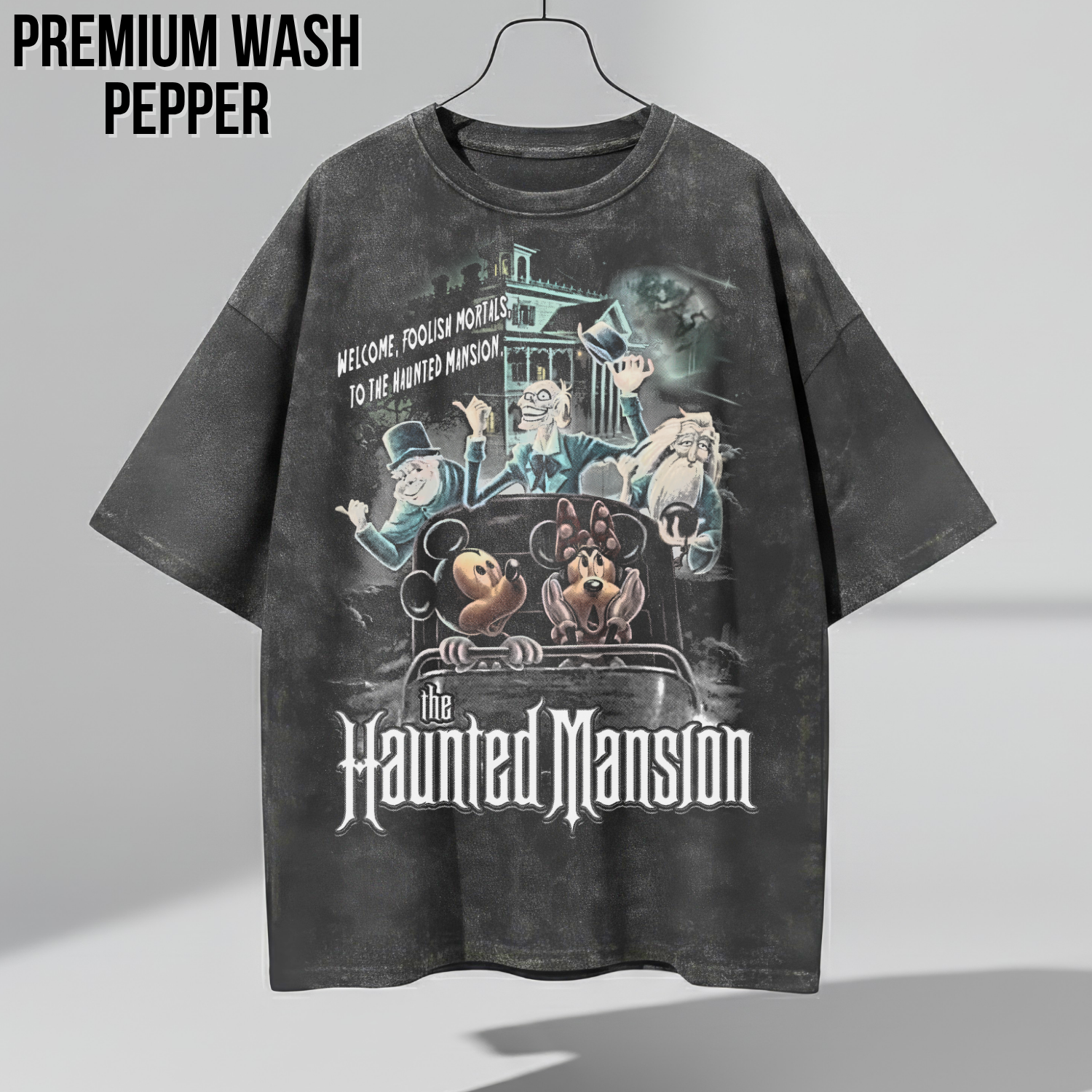 Vintage Disney Haunted Mansion Tee - Mickey Minnie Disney Shirt