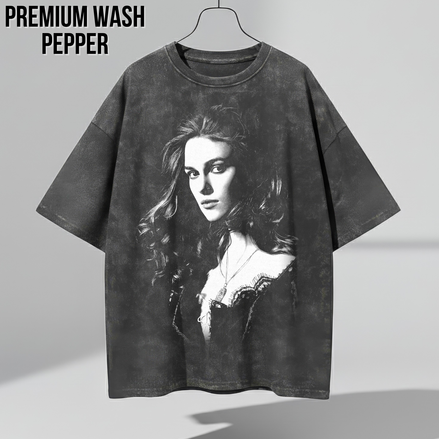 Elizabeth Swann Shirt – Fluch der Karibik Elizabeth Swann Portrait T-Shirt, Keira Knightley Piraten Fan Geschenk, Elizabeth Swann Grafik Shirt, Disney Piraten Shirt