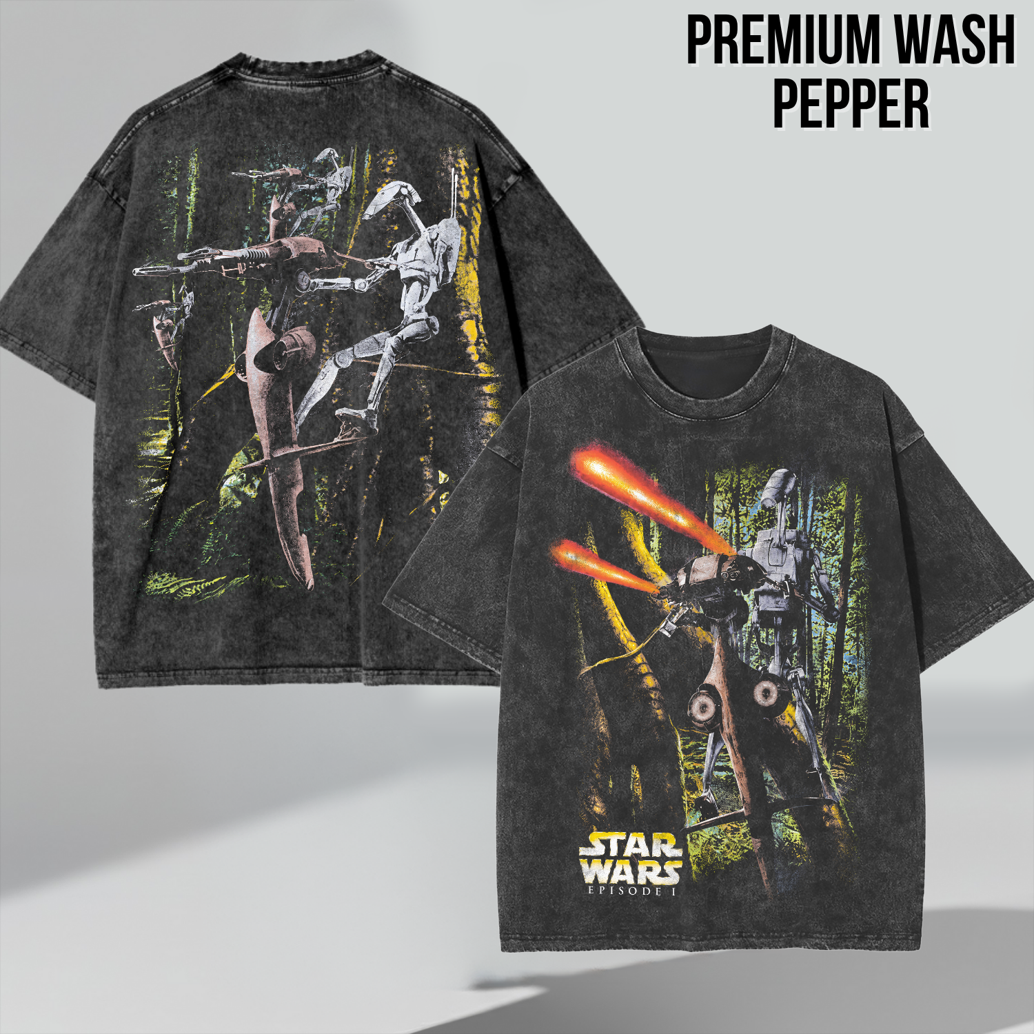Star Wars Episode I Shirt – Star Wars The Phantom Menace Battle Droid STAP Double Sided Tee, Star Wars Fan Gift, Episode I Graphic Shirt, Star Wars Prequel Shirt