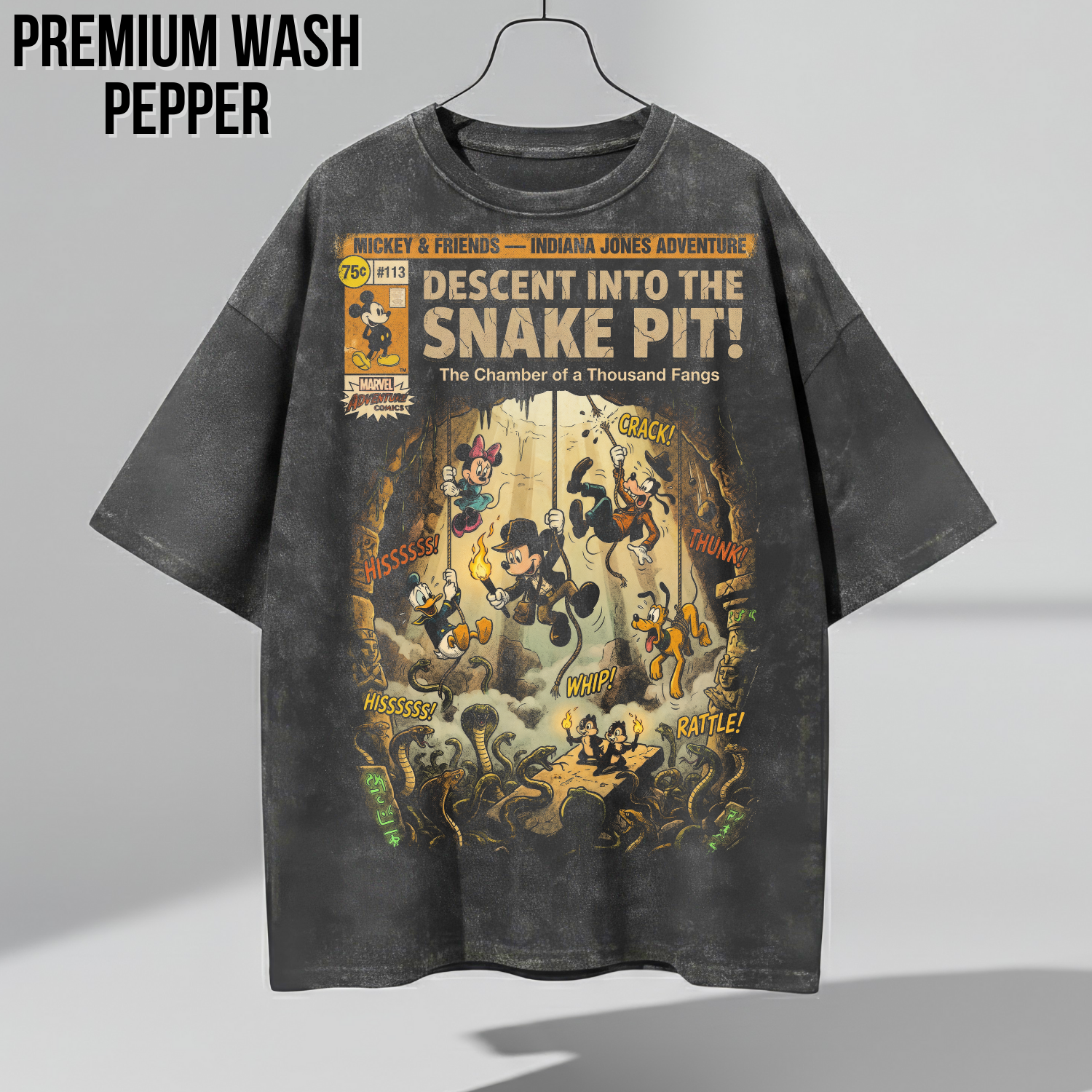 Mickey & Friends Indiana Jones Snake Pit Shirt: Mickey Indiana Jones Adventure T-Shirt