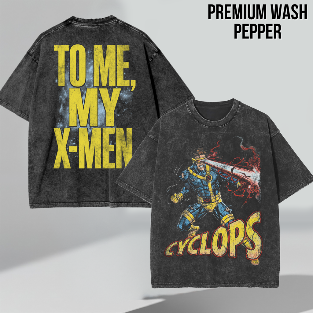 Cyclops X-Men Shirt – To Me My X-Men Cyclops Double Sided Tee, Cyclops Marvel Fan Geschenk, X-Men Comic Grafik Shirt, Marvel Mutant Tee