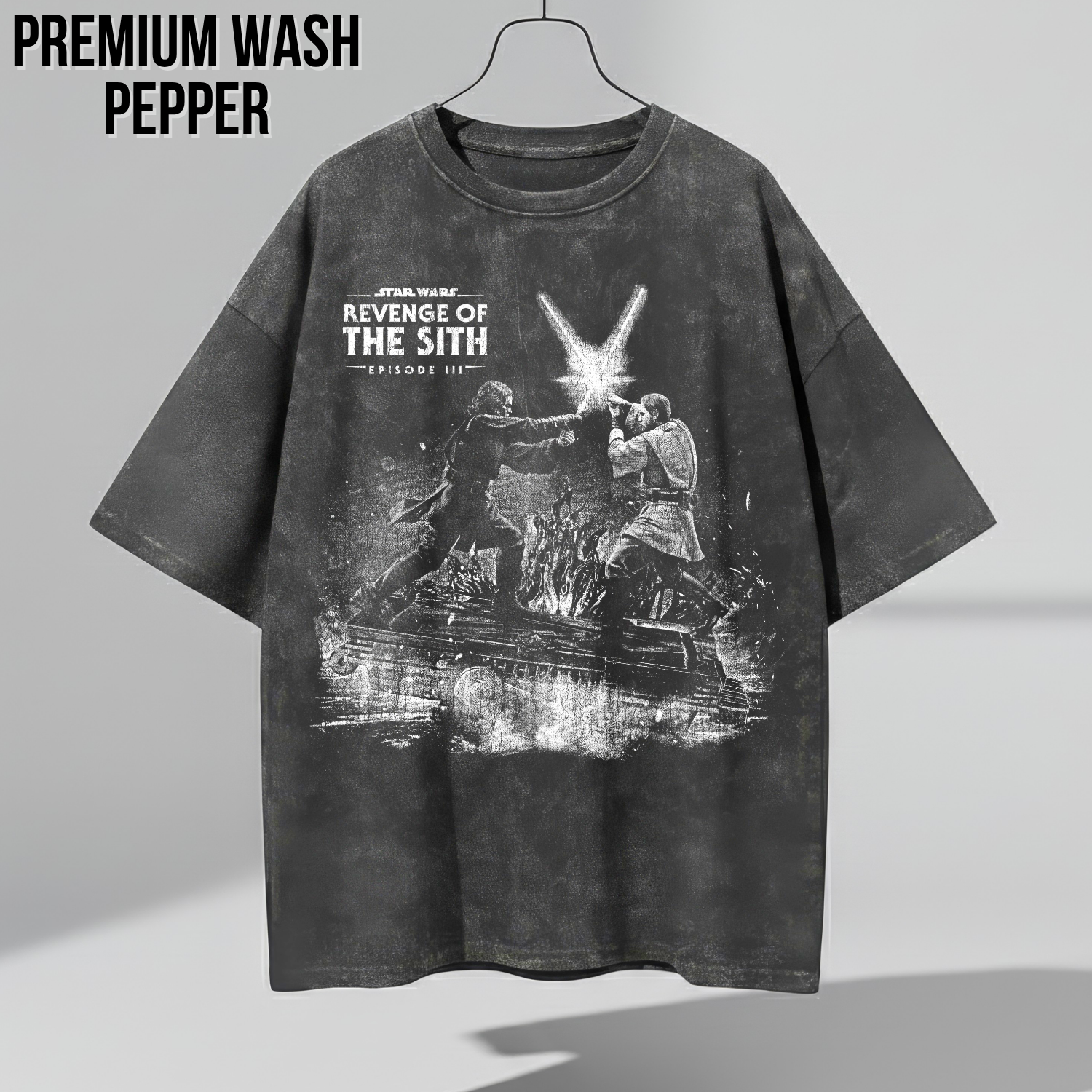 Vintage Revenge of the Sith Shirt: Anakin vs Obi-Wan Duel Tee, Star Wars Episode III Shirt, Mustafar Battle Shirt, Star Wars Fan Gift