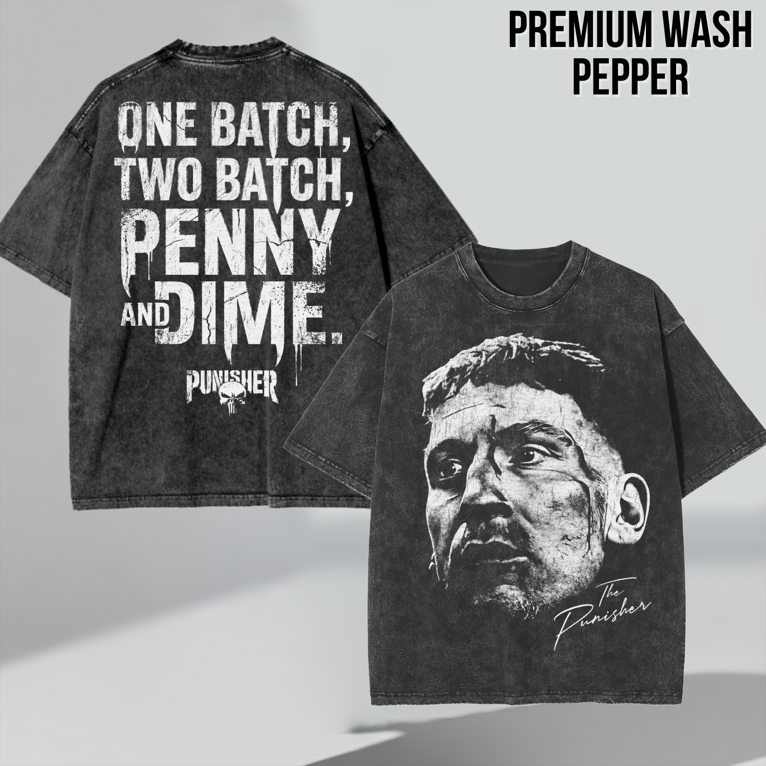 The Punisher Shirt — Penny and Dime Frank Castle Tee