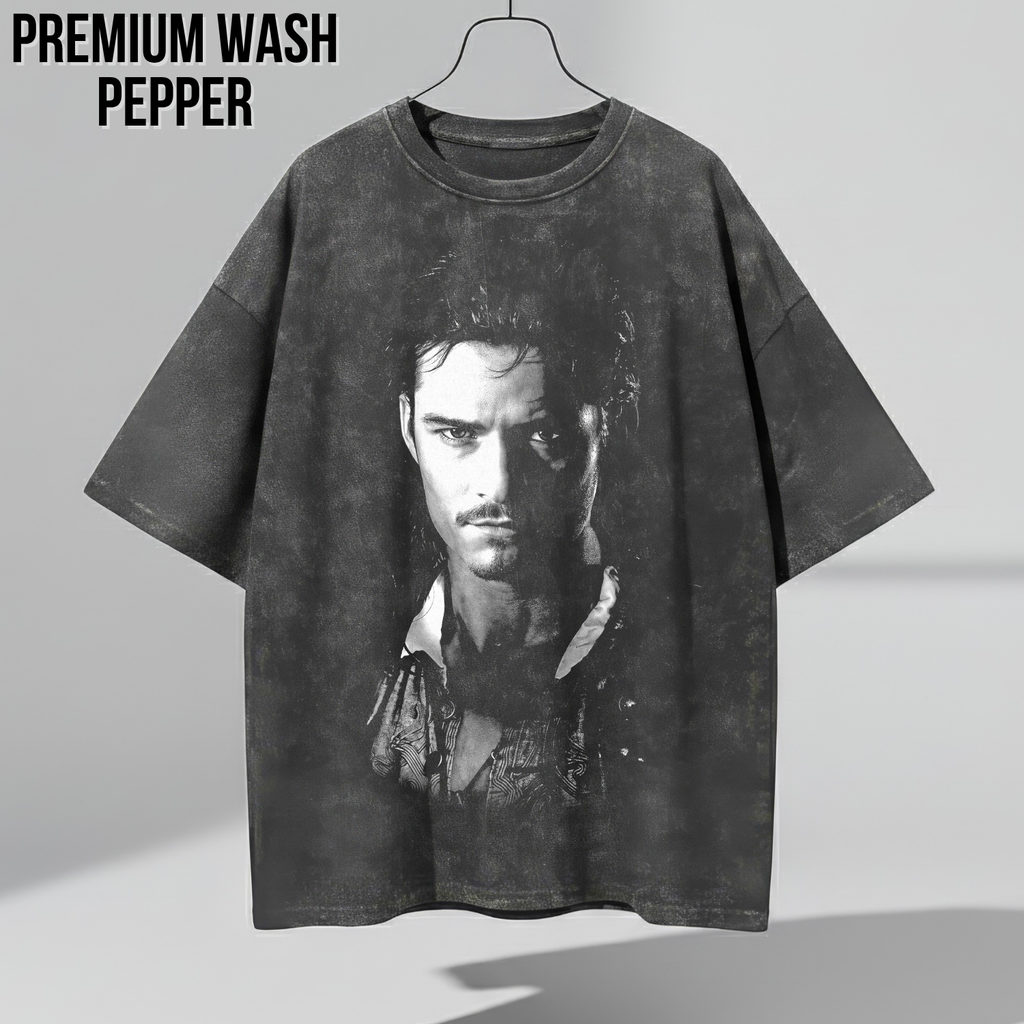 Pirates of the Caribbean Will Turner Shirt – Orlando Bloom Will Turner Portrait Tee, Pirates of the Caribbean Fan Gift, Will Turner Graphic Shirt, Disney Pirates Shirt