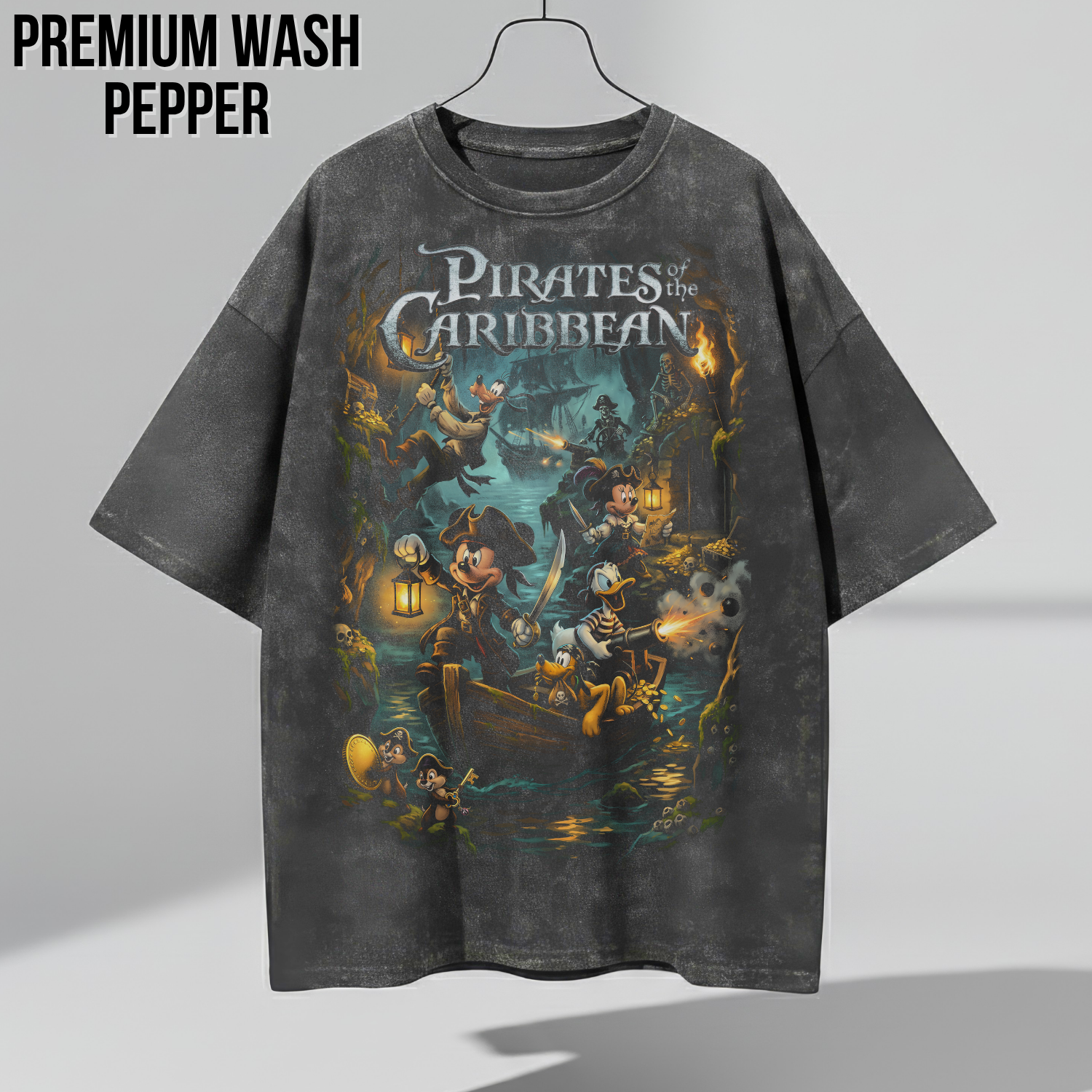 Vintage Disney Pirates of the Caribbean Shirt - Mickey & Friends Disney Shirt