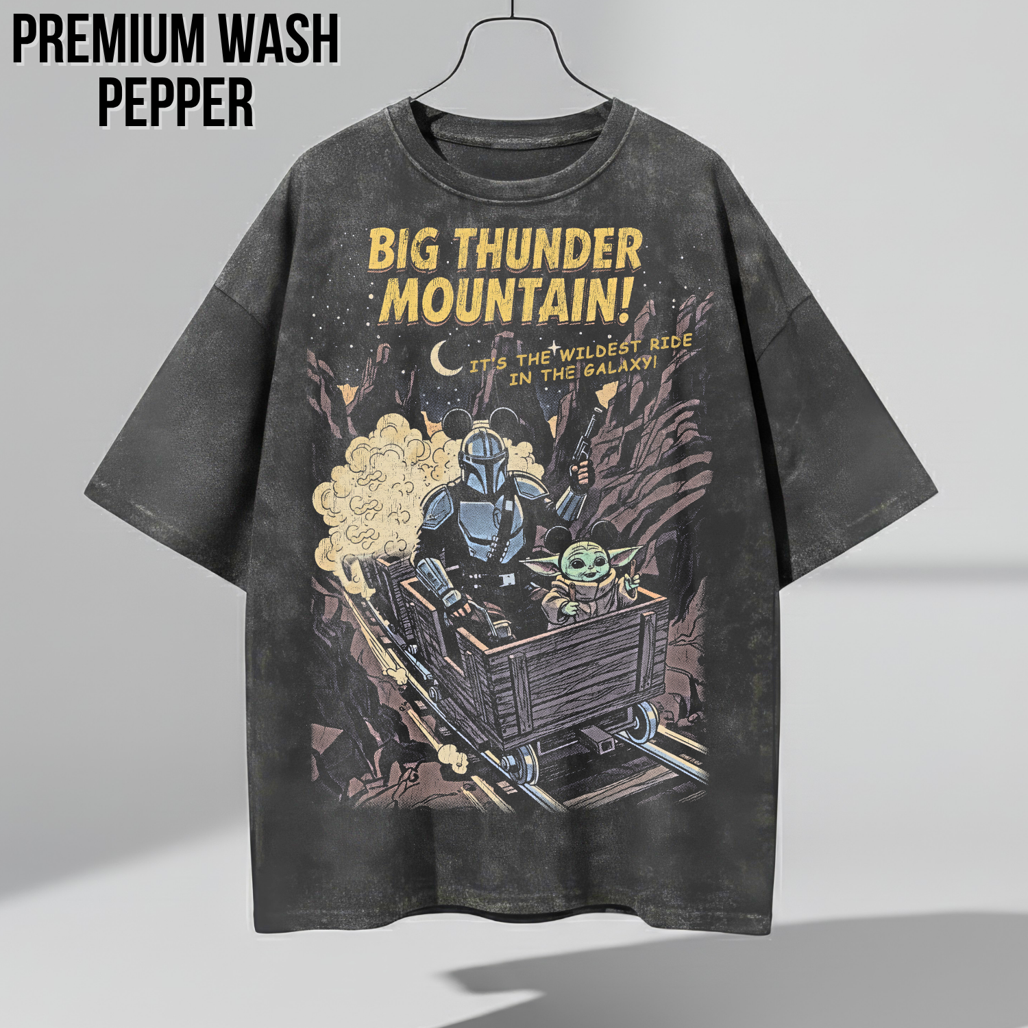 Mandalorian Big Thunder Mountain Shirt – Star Wars Disney Ride Tee, Grogu Mandalorian Shirt