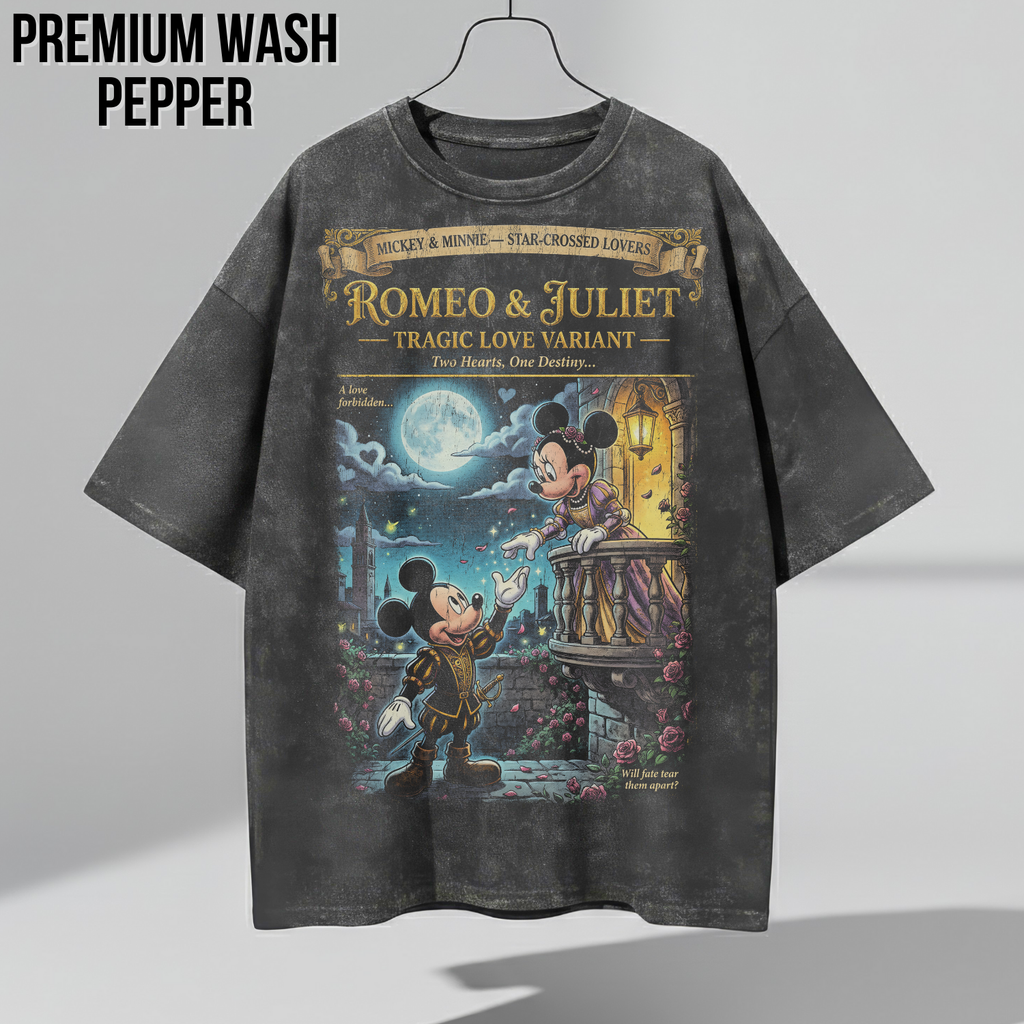 Vintage Mickey & Minnie Romeo & Juliet Shirt – Disney Love Story Variant