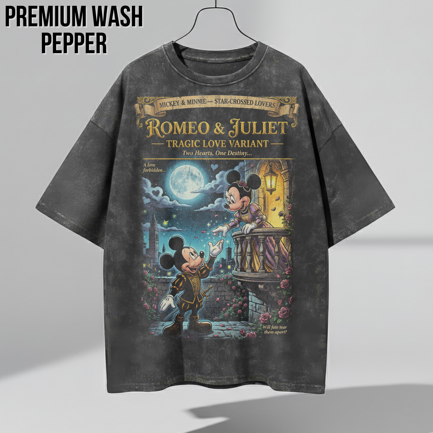 Vintage Mickey & Minnie Romeo & Juliet Shirt – Disney Love Story Variant