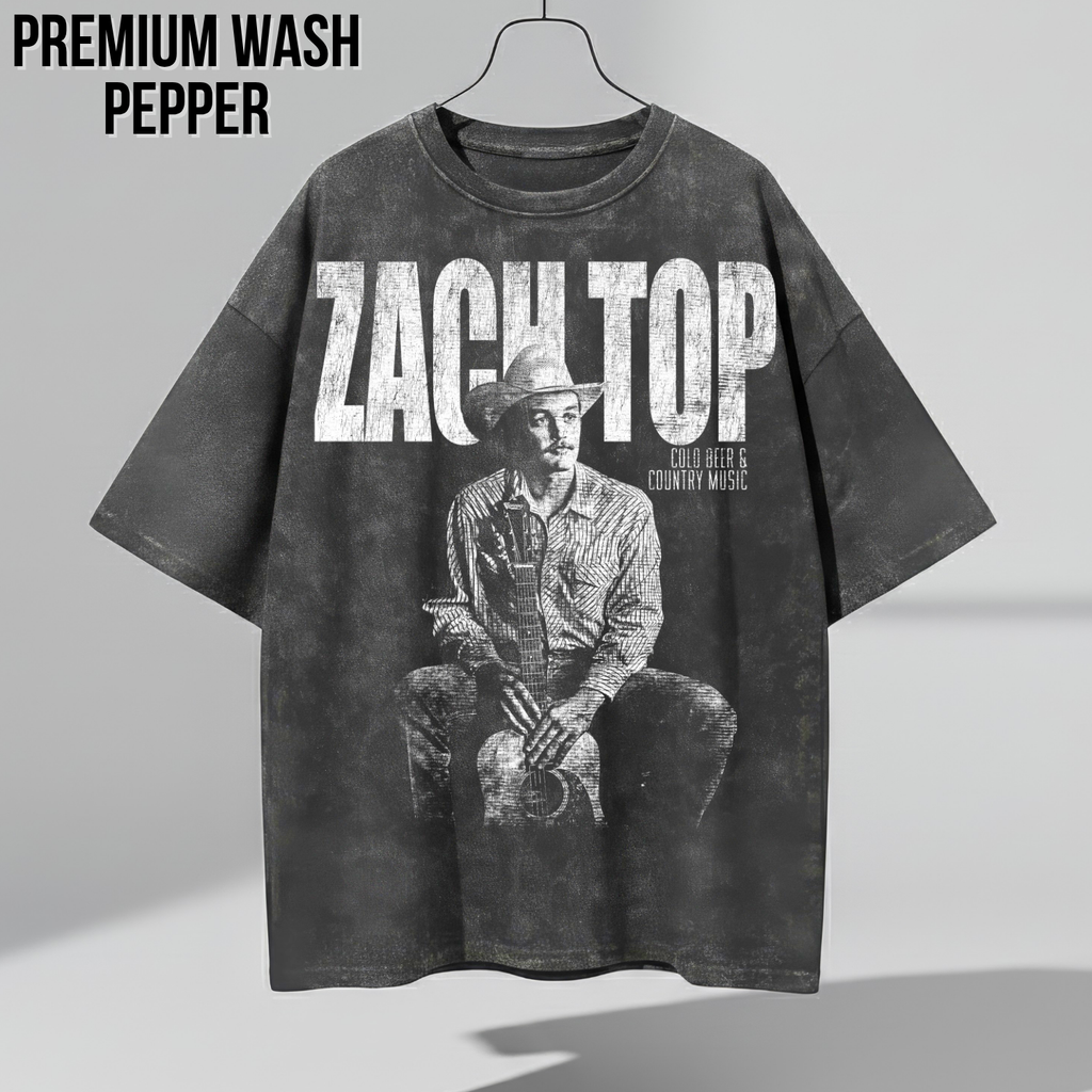 Vintage Zach Top Shirt – Cold Beer & Country Music Tee
