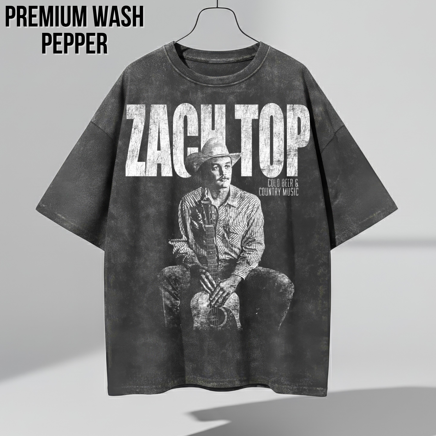Vintage Zach Top Shirt – Cold Beer & Country Music Tee