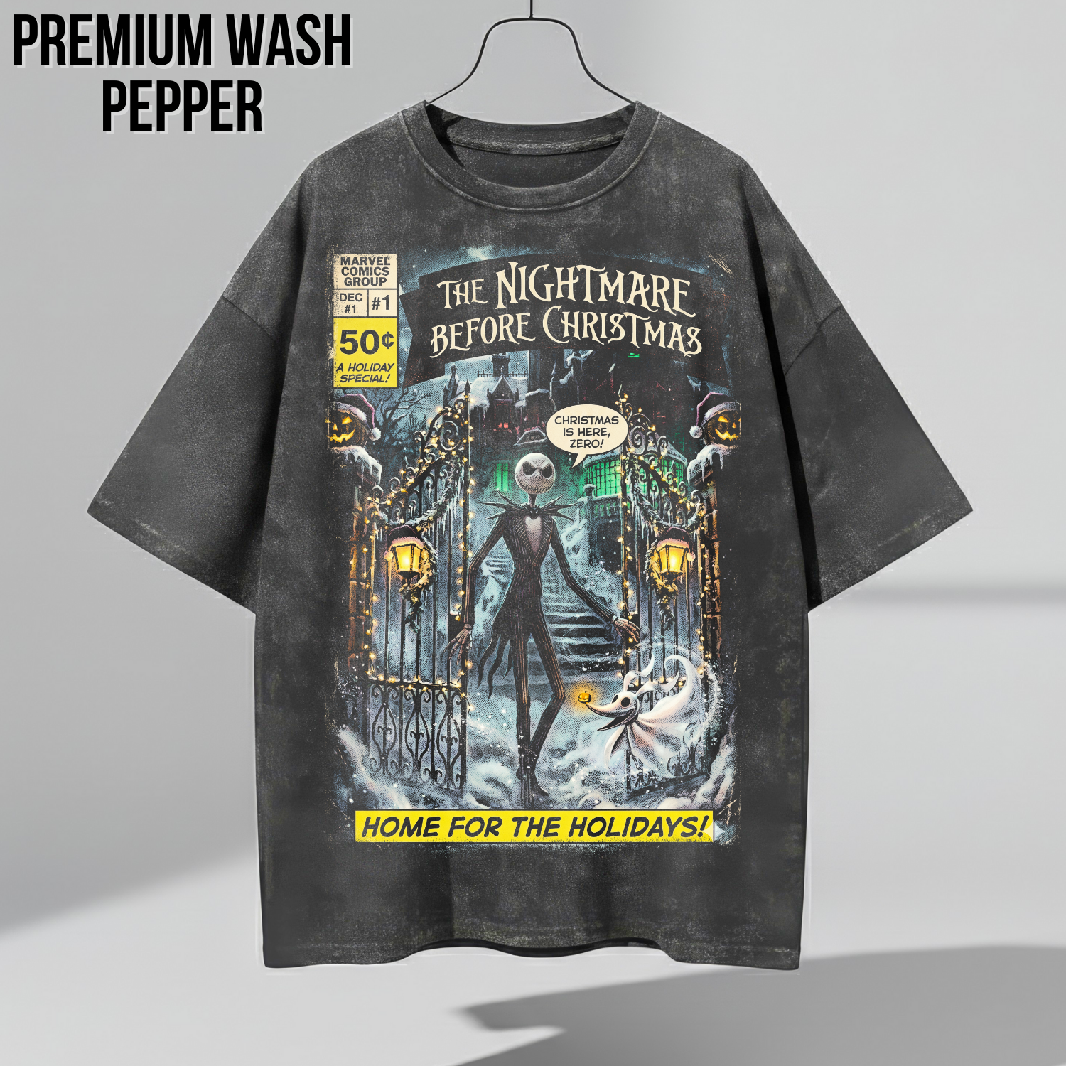 Nightmare Before Christmas Shirt – Jack Skellington Vintage Holiday Tee