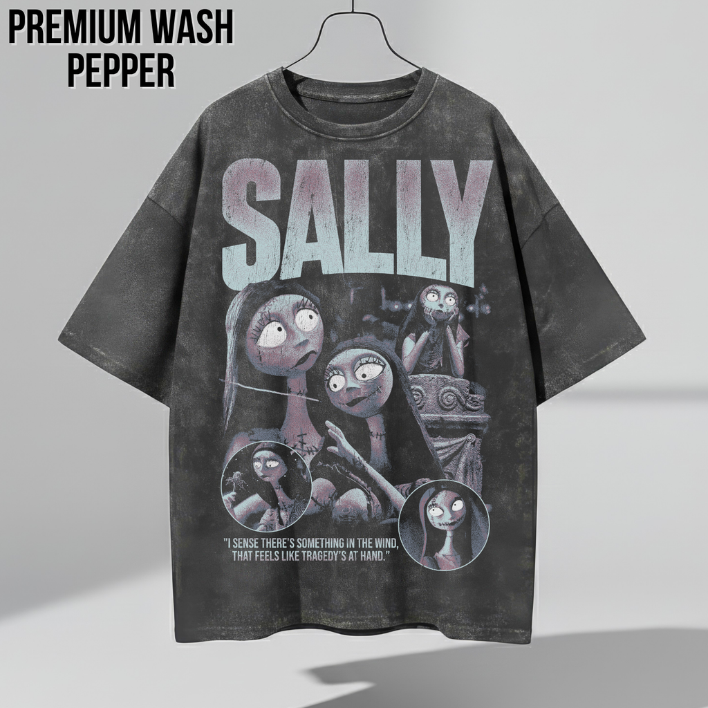 Sally Shirt – Nightmare Before Christmas Sally Vintage Bootleg Graphic Shirt, Sally Portrait Tee, Disney Fan Gift, Halloween Movie Merch