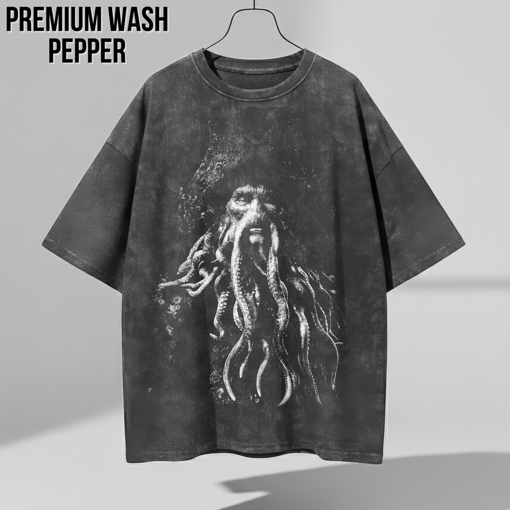Davy Jones Shirt – Pirates of the Caribbean Davy Jones Portrait Tee, Davy Jones Graphic Shirt, Pirates of the Caribbean Fan Gift, Disney Pirates Shirt