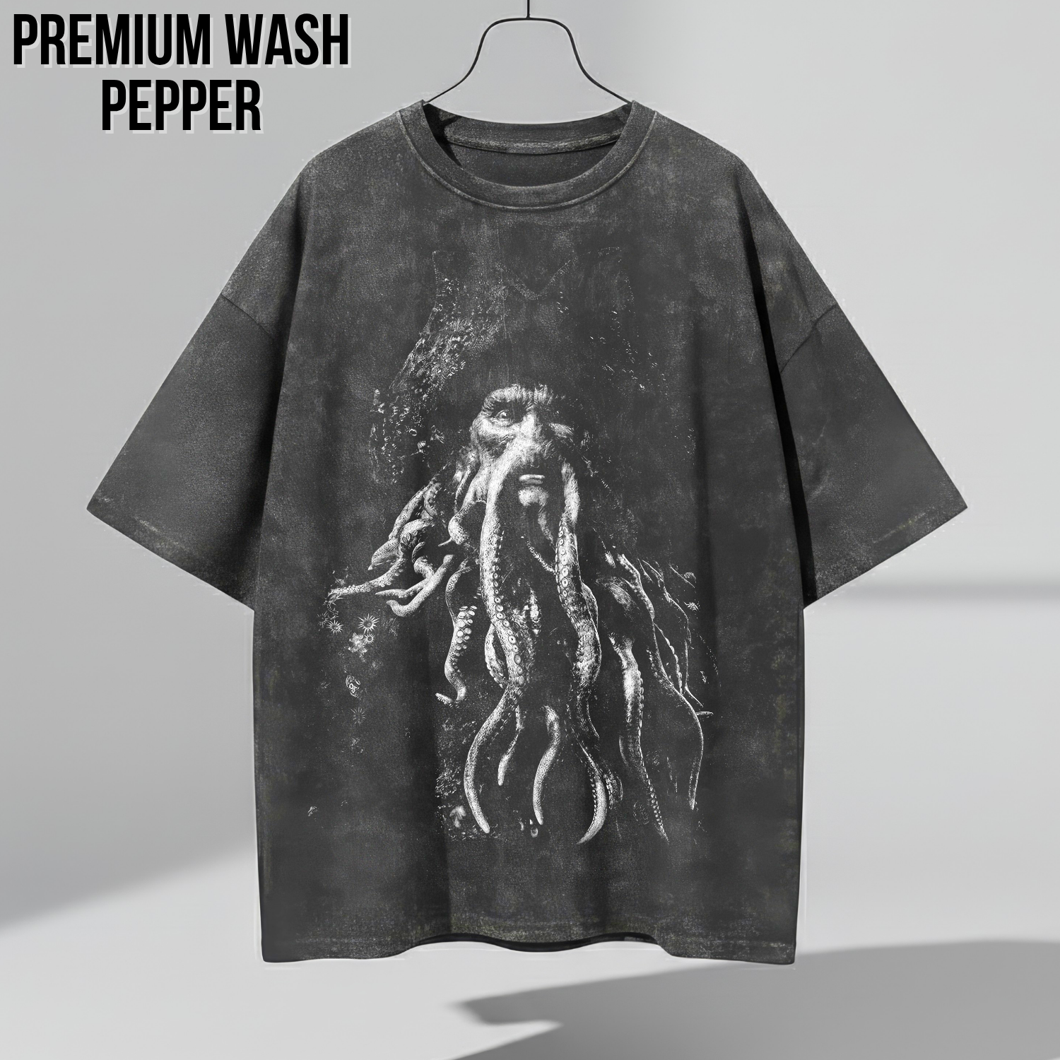 Davy Jones Shirt – Pirates of the Caribbean Davy Jones Portrait Tee, Davy Jones Graphic Shirt, Pirates of the Caribbean Fan Gift, Disney Pirates Shirt