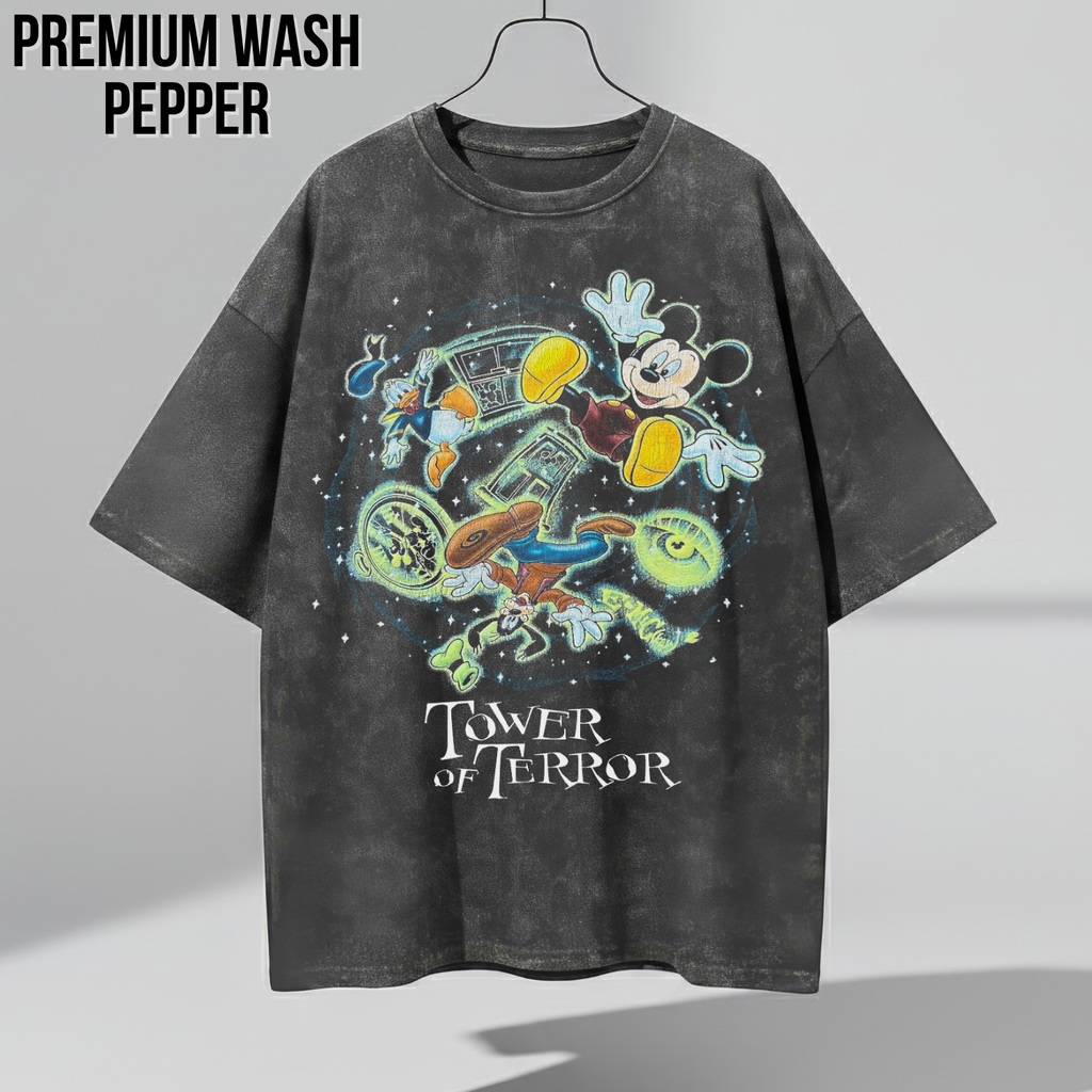 Vintage Tower of Terror Shirt – Mickey Donald Goofy Ride Tee