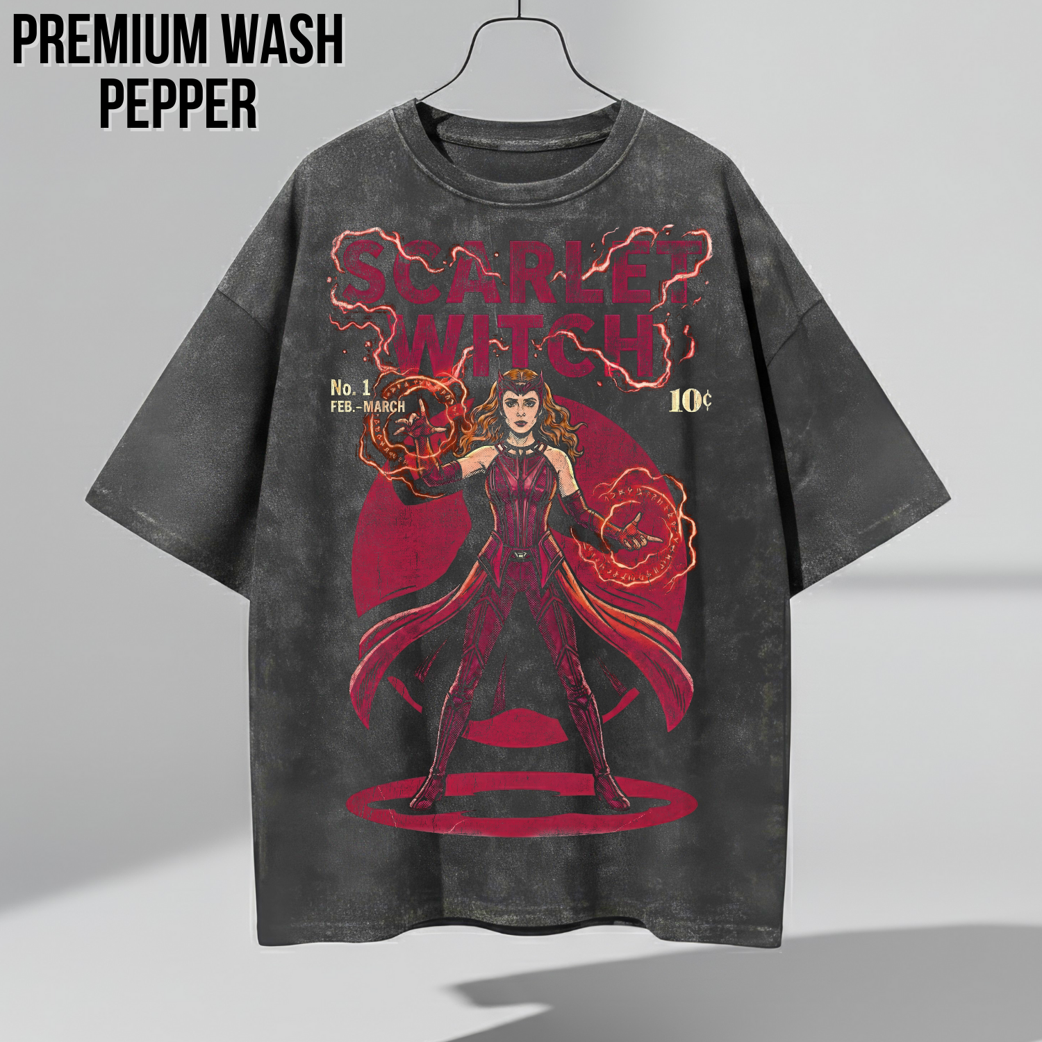 Scarlet Witch Vintage Comic Shirt: Wanda Maximoff Marvel Tee