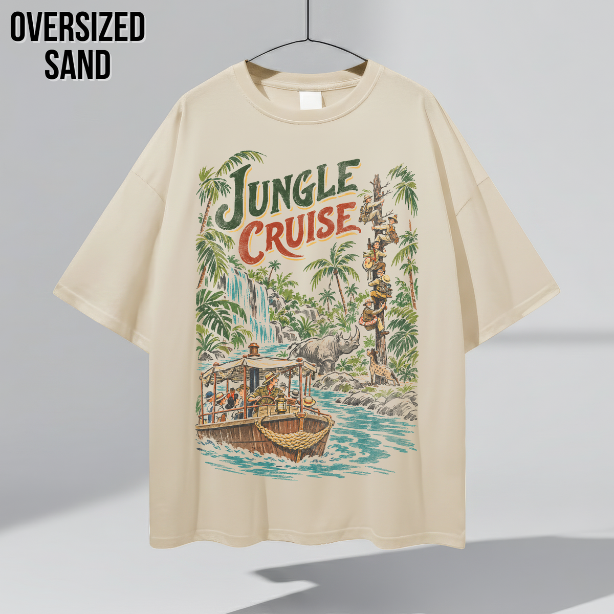 Jungle Cruise Shirt – Disney Jungle Cruise Vintage Graphic Shirt, Skipper Ride Scene Tee, Disney Parks Fan Gift, Disneyland Attraction Merch