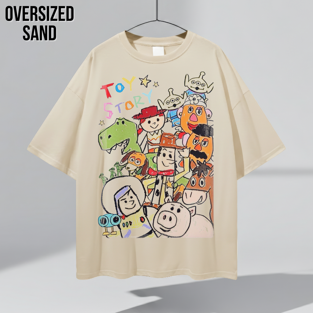 Toy Story Sketch Shirt – Hand Drawn Pixar Characters Tee, Cute Toy Story Shirt