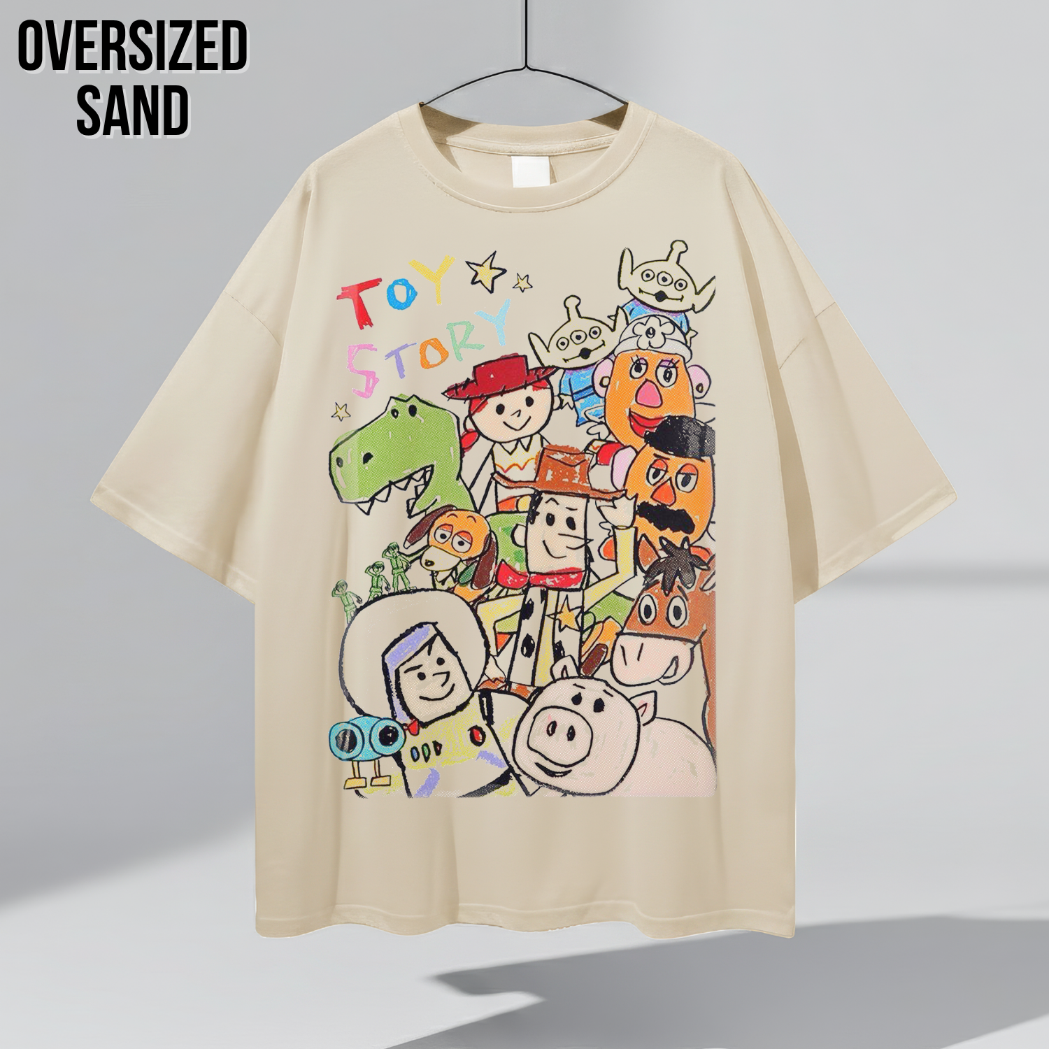 Toy Story Sketch Shirt – Hand Drawn Pixar Characters Tee, Cute Toy Story Shirt