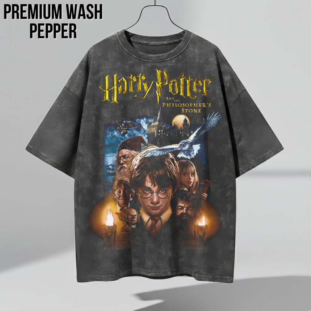 Harry Potter Philosopher’s Stone Shirt – Vintage Hogwarts Graphic Tee