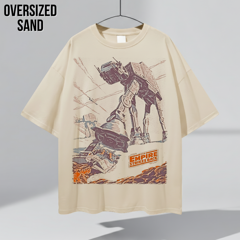 Star Wars Empire Strikes Back Shirt – AT-AT Battle of Hoth Graphic Tee