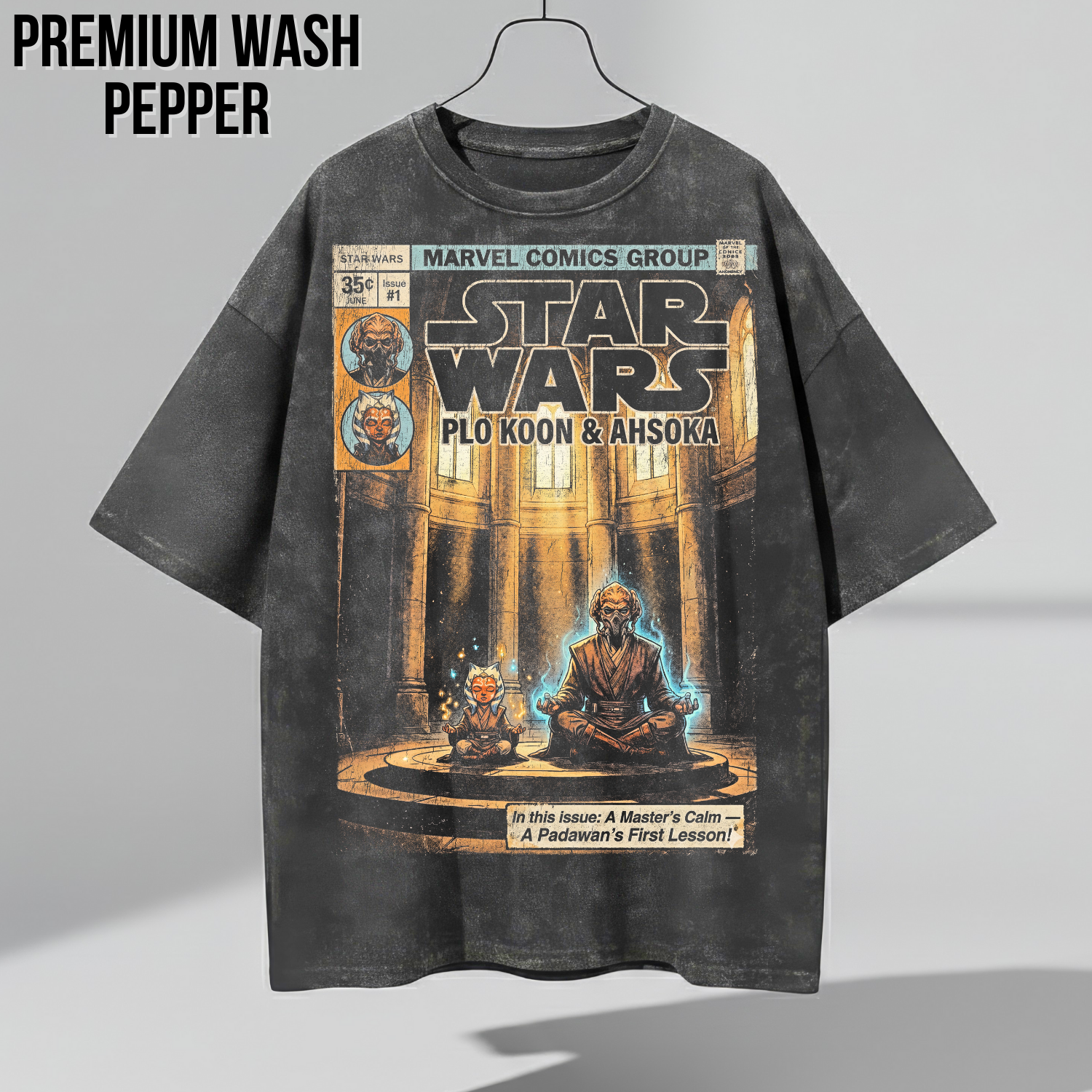Plo Koon & Ahsoka Tano Clone Wars Shirt: Vintage Star Wars Tee
