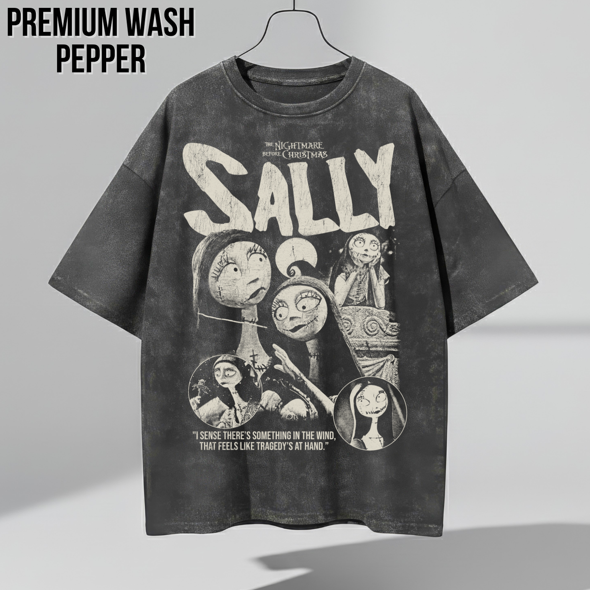 Sally Shirt – Nightmare Before Christmas Sally Vintage Bootleg Graphic Shirt, Sally Rag Doll Portrait Tee, Disney Halloween Fan Gift, Tim Burton Movie Merch
