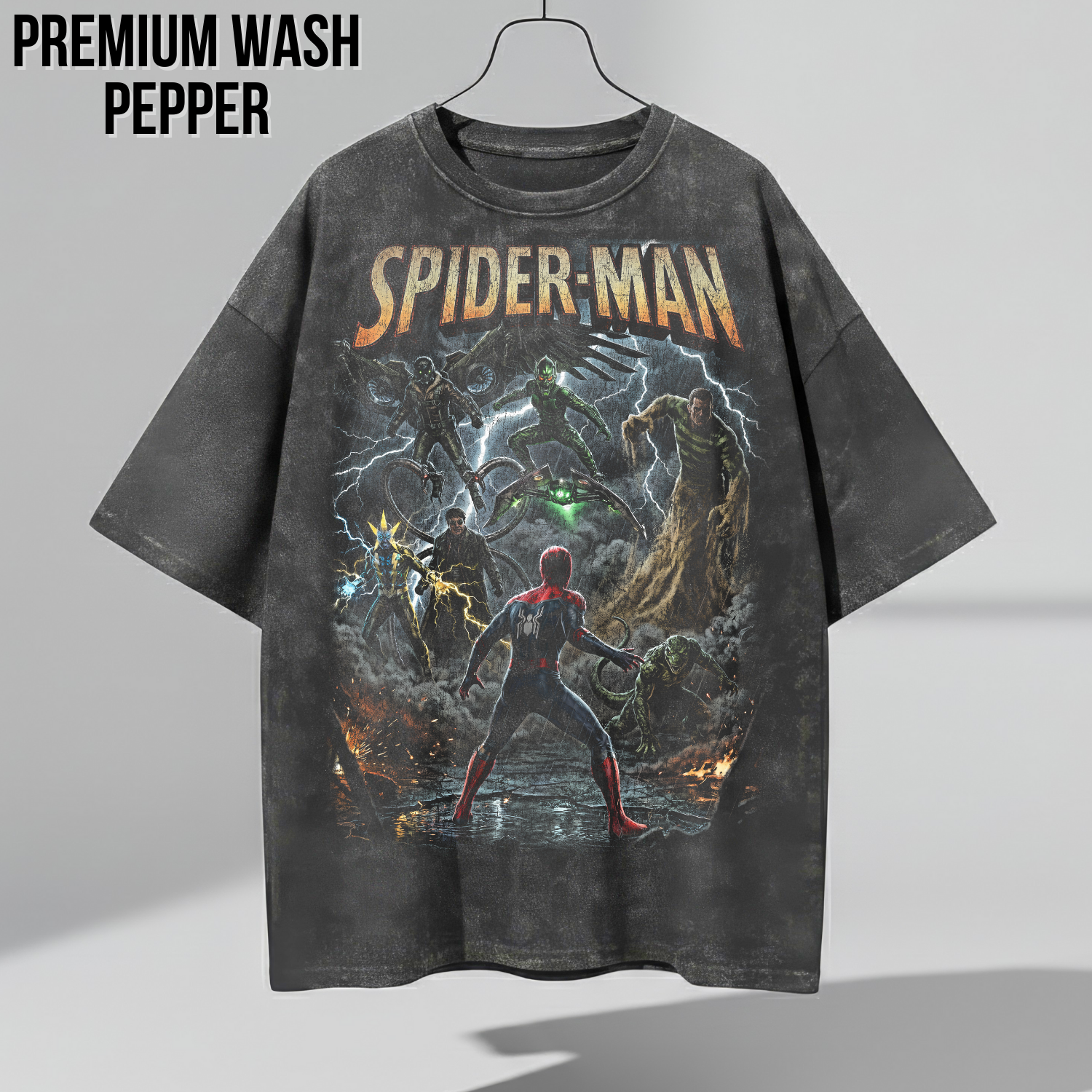 Vintage Spider-Man Sinister Six Shirt: Retro Marvel Villains Tee